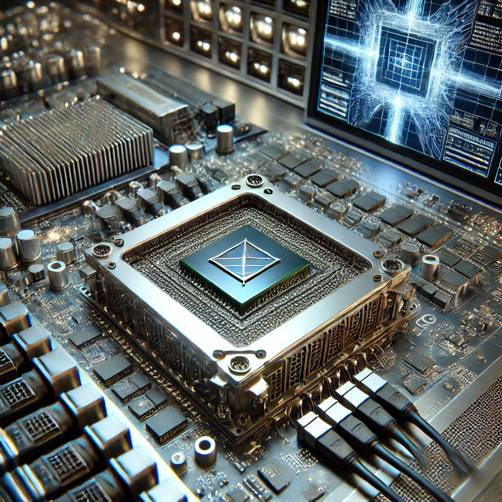 Dessin d'un GPU dessiné par Microsoft Copilot